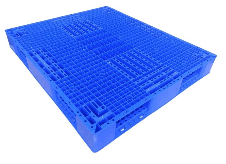 Pallet nhựa 1100x1300x150mm 2 mặt 2 Pallet nhựa 1100x1300x150mm 2 mặt chỉ sử dụng cho xe nâng máy
