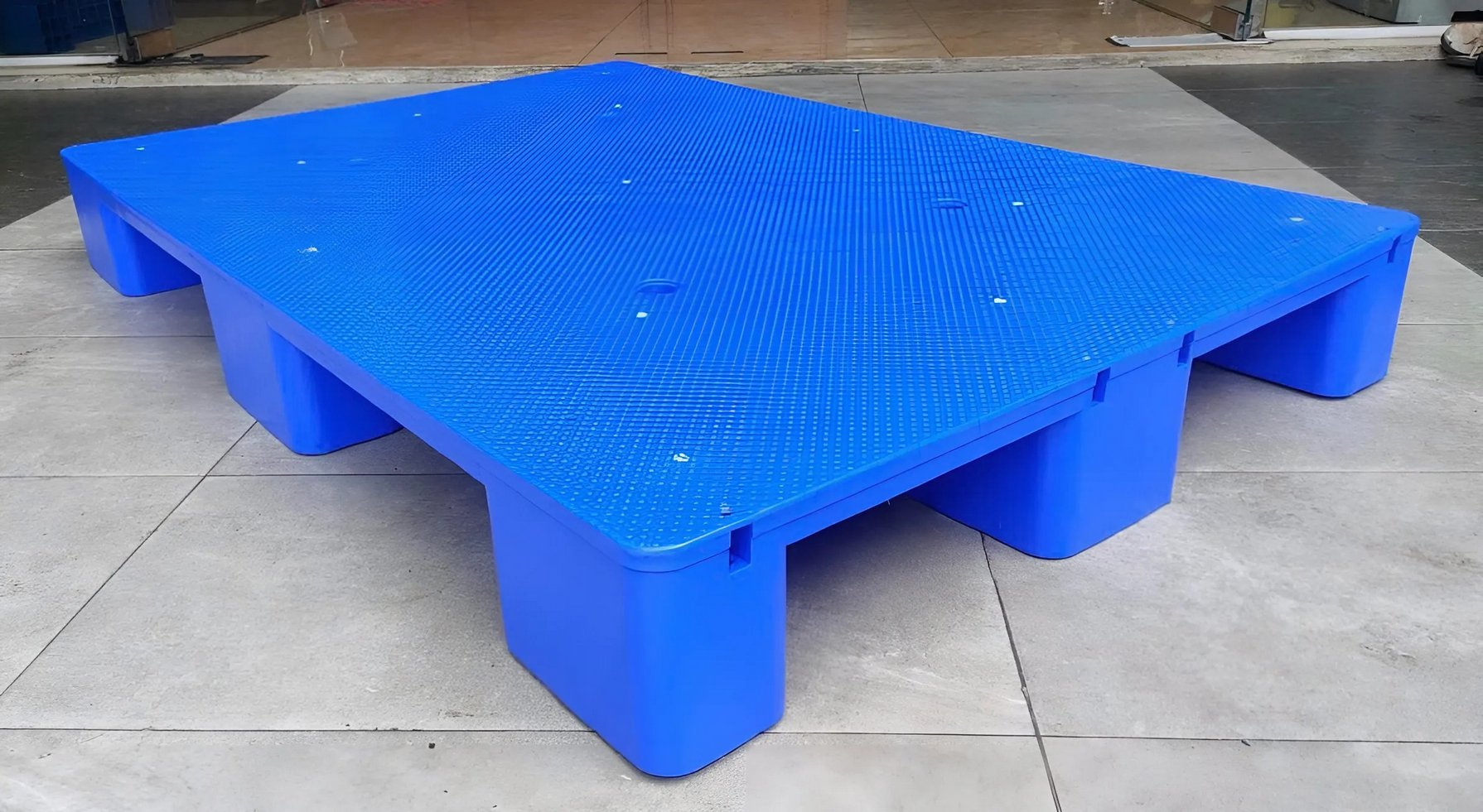 Pallet Nhựa Mặt Phẳng 1200x800x140mm 2 Pallet Nhựa Mặt Phẳng