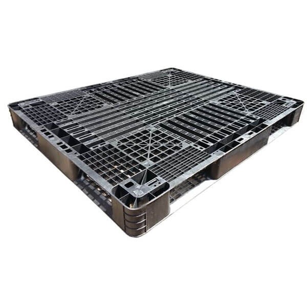 Pallet Nhựa Xám 1200x1000x120mm 2 Pallet Nhựa Xám có thể chịu tải trọng lớn và có đặc tính chống thấm nước
